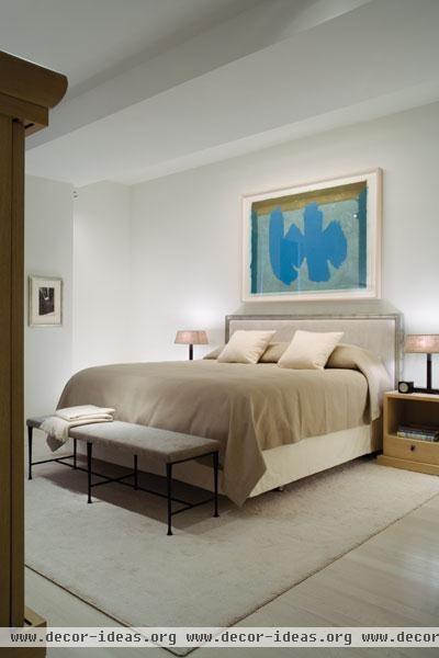 Cozy Contemporary Bedroom by Gary Lee