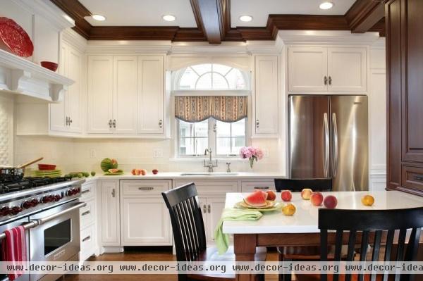 Light Transitional Kitchen by Rose Marie Carr