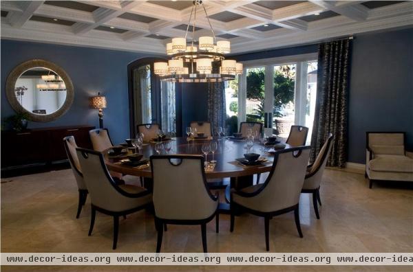 Open Contemporary Dining Room by Heather Soto