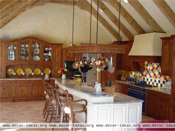 Open Traditional Kitchen by James Howard