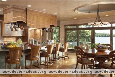 Homey Traditional Kitchen by Lisa Peck