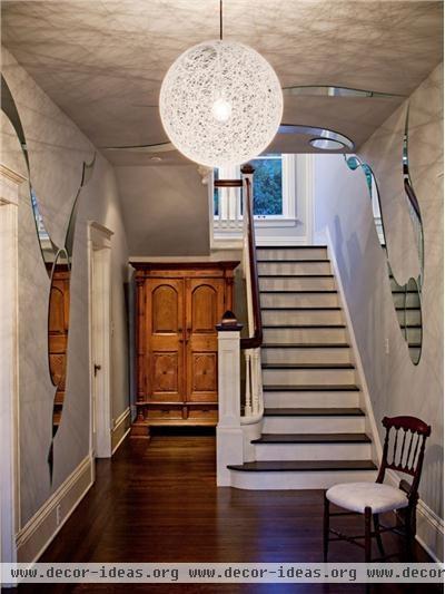 Dramatic Contemporary Foyer by Jessica Helgerson