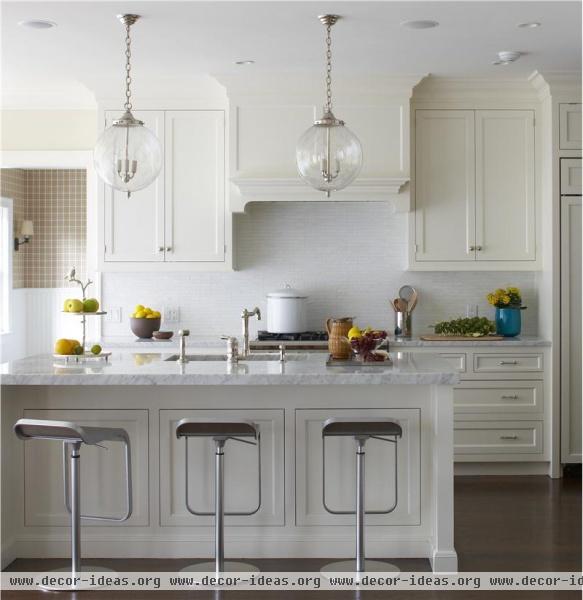 Light Transitional Kitchen by Lauren Muse