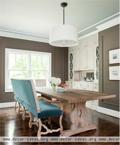 Classic Transitional Dining Room by TerraCotta Properties