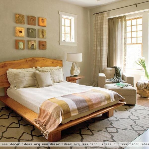 Cozy Contemporary Bedroom by Traci Kearns