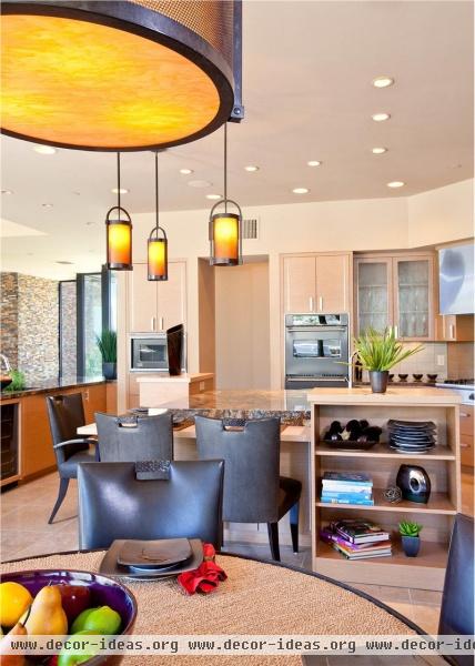 Open Contemporary Kitchen by Lori Carroll