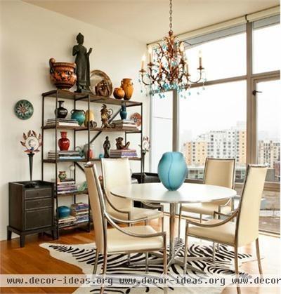 Open Contemporary Dining Room by Garrison Hullinger