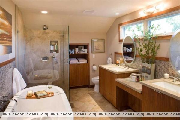 Relaxing Contemporary Bathroom by Susan Jay Freeman