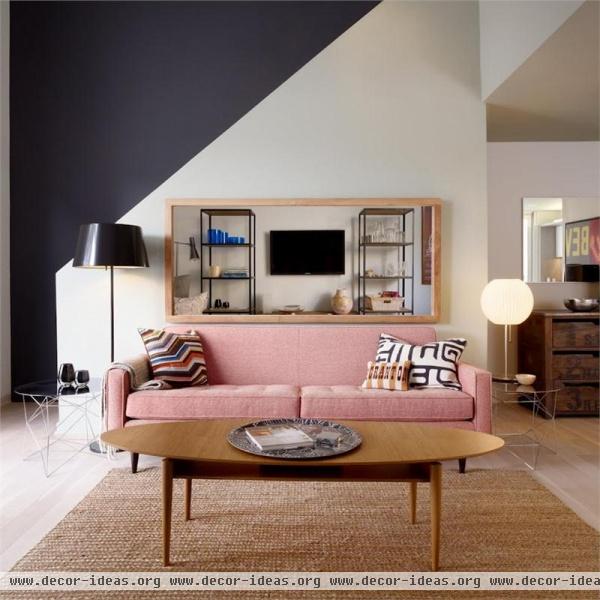 Sunny Contemporary Living Room by Gabriel Benroth, Adam Rolston & Drew Stuart