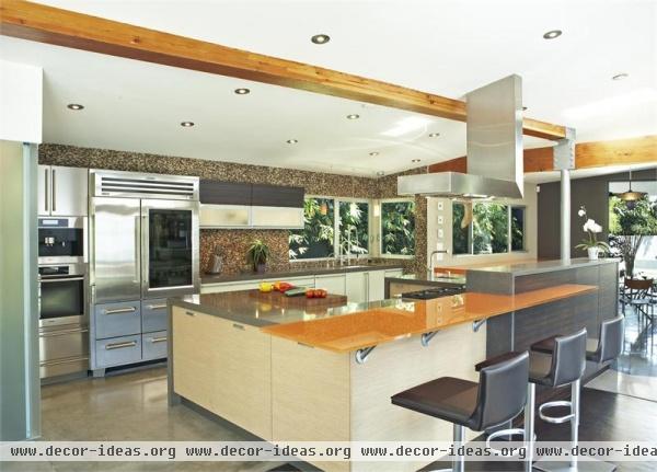 Light Contemporary Kitchen by Troy Adams Design