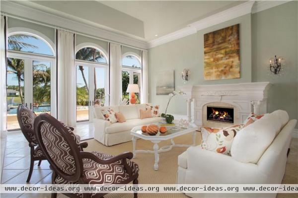 Elegant Contemporary Living Room by Jacquelyn Armour