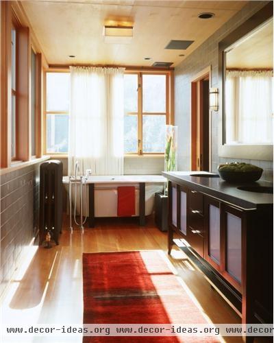 Casual Contemporary Bathroom by Garret Werner