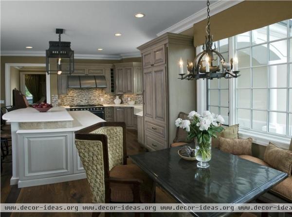 Open Traditional Kitchen by Susan Fredman