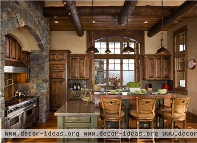 Cozy Country/Rustic Kitchen by Jerry Locati