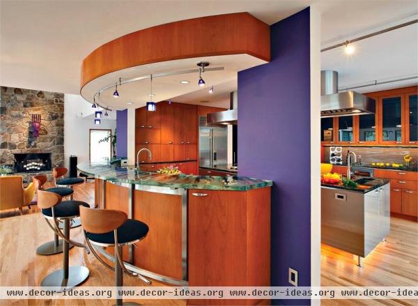 Open Contemporary Kitchen by Wendy Johnson