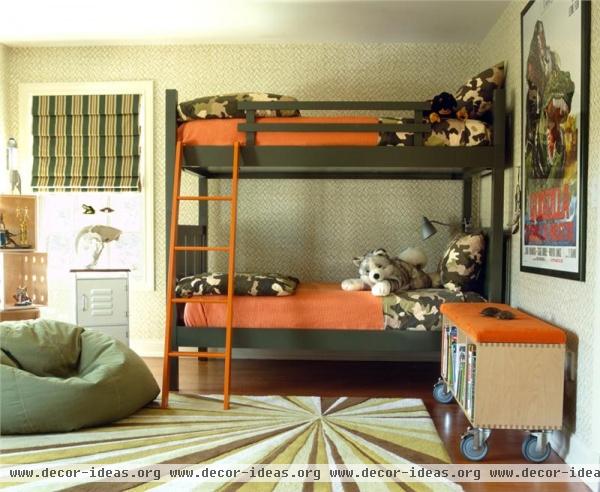 Casual Transitional Kid's Room by Diane Paparo