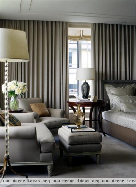 Elegant Transitional Bedroom by Glenn Gissler