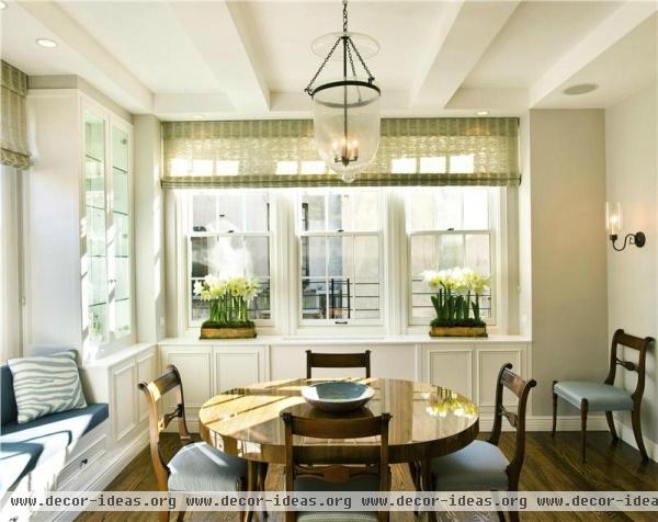 Sunny Contemporary Dining Room by McCabe & McCabe Design, LLC