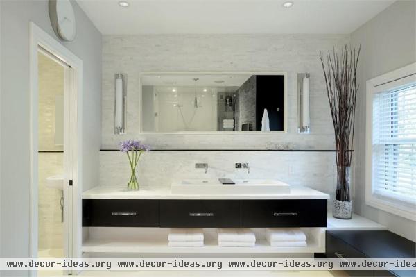 Elegant Contemporary Bathroom by Nathalie Tremblay