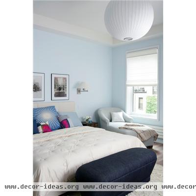 Light Contemporary Bedroom by Gleicher Design Group