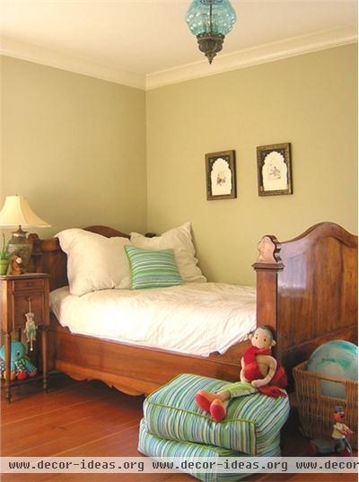 Casual Transitional Kid's Room by Jessica Helgerson