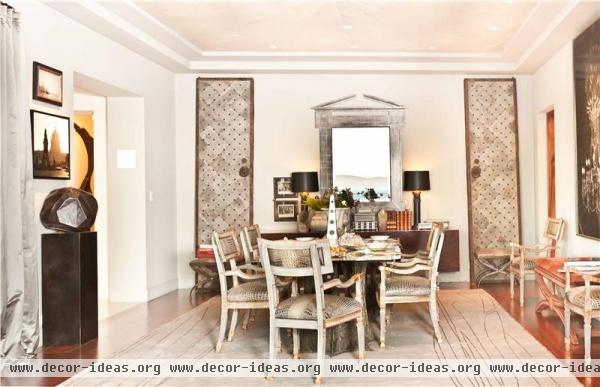 Elegant Contemporary Dining Room by Candace Barnes