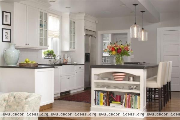 Light Traditional Kitchen by Andrea Schumacher