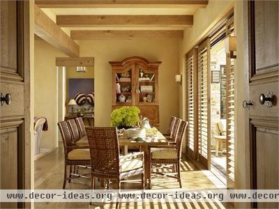 Sunny Transitional Kitchen by Suzanne Tucker