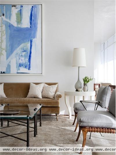 Open Contemporary Living Room by Emily Summers