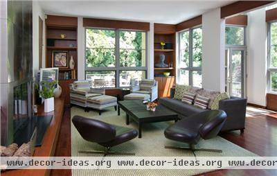 Classic Contemporary Living Room by Margaret Carter