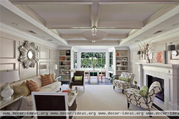 Sunny Contemporary Living Room by Mary Jo Fiorella