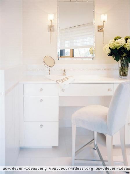 Elegant Contemporary Bathroom by Jamie Herzlinger