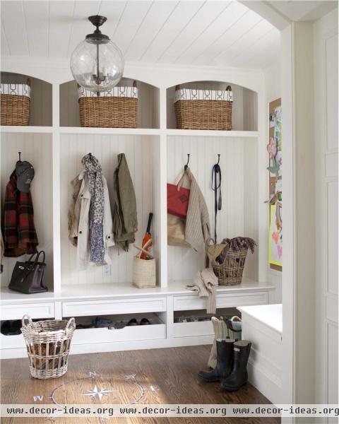 Casual Traditional Foyer by Lauren Muse