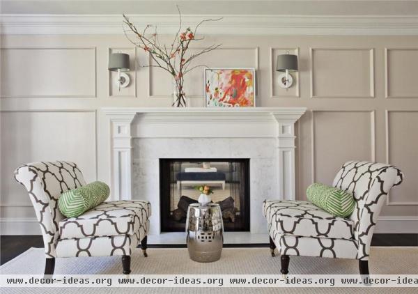 Classic Contemporary Living Room by Mary Jo Fiorella