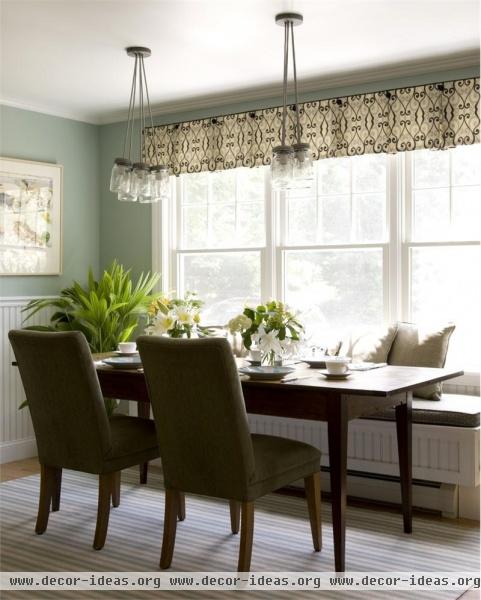 Sunny Transitional Dining Room by Celi St.Onge