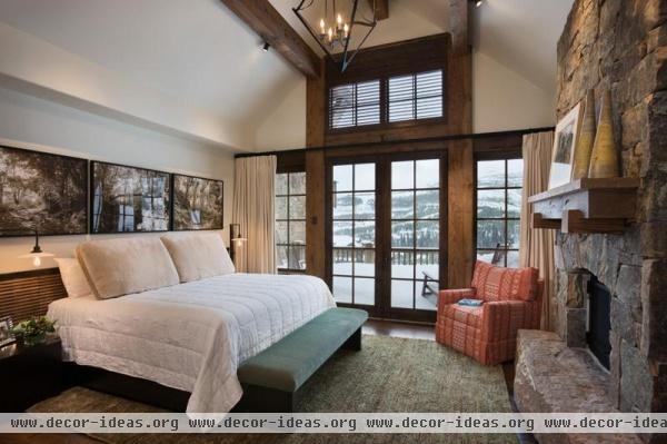 Cozy Transitional Bedroom by Jerry Locati