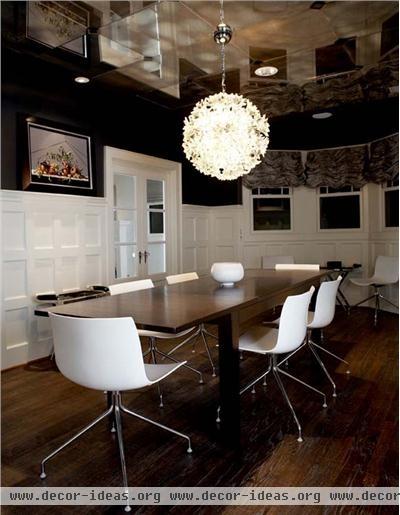 Dramatic Contemporary Dining Room by Beth Dotolo & Carolina Gentry