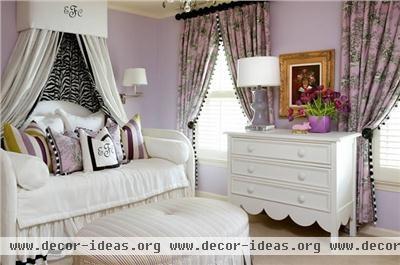 Light Transitional Kid's Room by Tobi Fairley