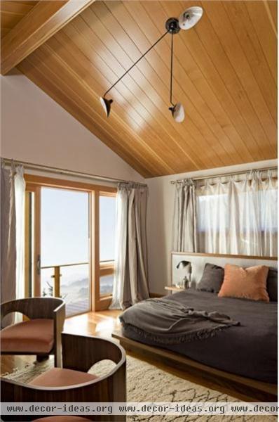 Cozy Contemporary Bedroom by Jessica Helgerson