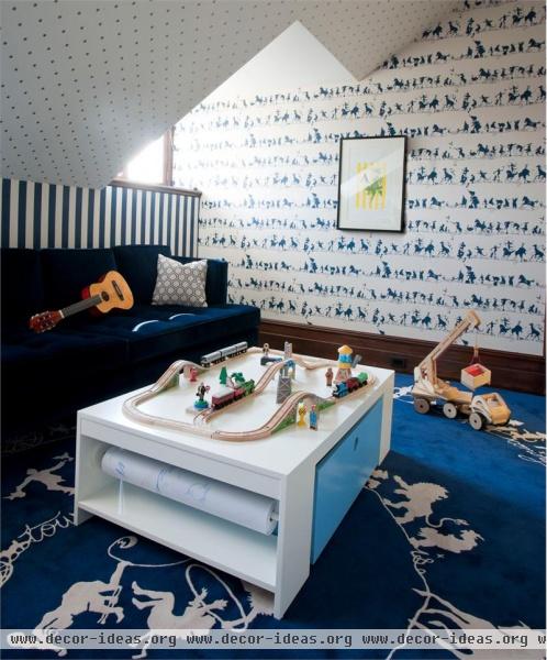 Sunny Contemporary Kid's Room by David Howell