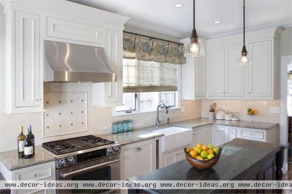 Light Transitional Kitchen by Emily Mackie