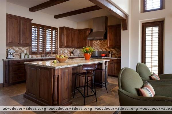 Homey Traditional Kitchen by Michael Abrams