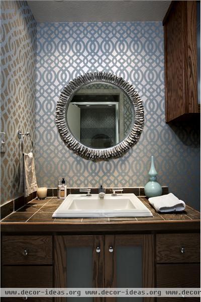 Private Transitional Bathroom by Beth Dotolo & Carolina Gentry