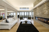 Open Contemporary Living Room by Mark English