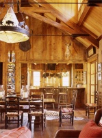 Casual Country/Rustic Dining Room by Suzanne Tucker