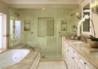 Light Traditional Bathroom by Christopher Grubb