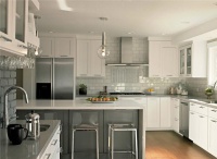 Light Contemporary Kitchen by Mary Jo Fiorella