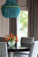 Dramatic Contemporary Dining Room by Tobi Fairley