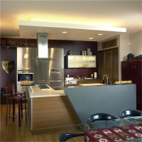 Casual Contemporary Kitchen by Troy Adams Design