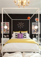 Casual Contemporary Bedroom by Deborah Wecselman